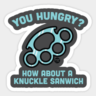 KNUCKLE SANDWICH Sticker